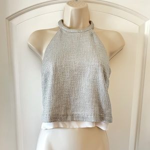ALC Silver Cropped Halter